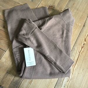 Athleta Spirit Wool Cashmere II Wrap "Rustic Beige"
